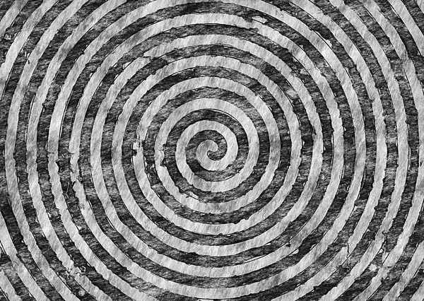 Hypnotisk Grunge Spiralvirvel — Stockfoto