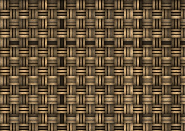 Weaved Woven Basket Texture — Stock Photo, Image
