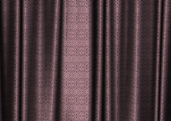 Cortinas Textiles Ventana — Foto de Stock