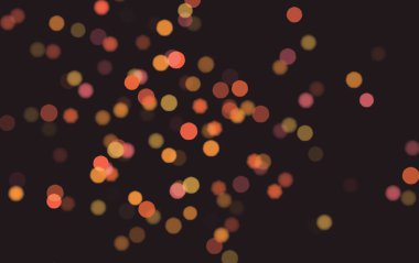 renkli bokeh parti ışıkları