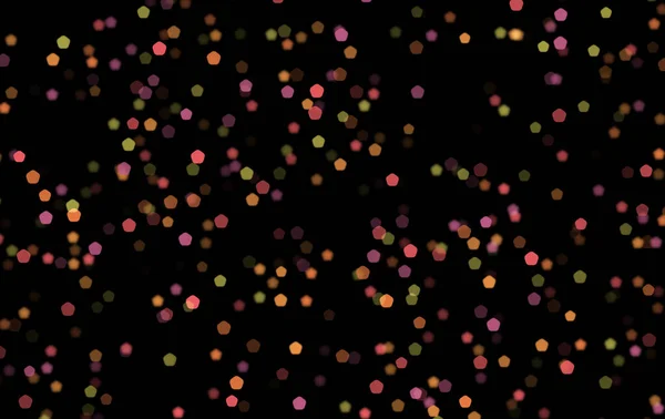 colored bokeh party lights