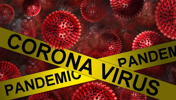 corona virus cells pandemic warning