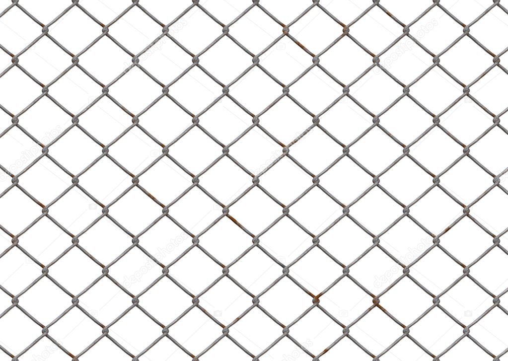  metal chain link fence