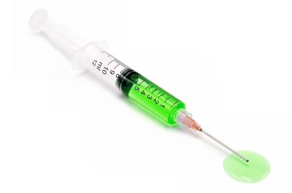 Vaccin Seringue Injectable Médicale — Photo