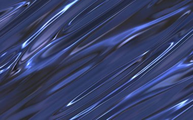 mavi soyut parlak metal saten