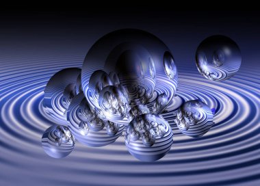 soyut geleceksel küreler grafik arkaplan