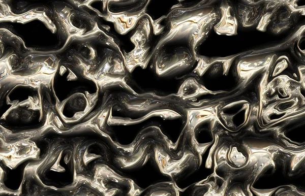 抽象的なSfiiエイリアン金属 — ストック写真
