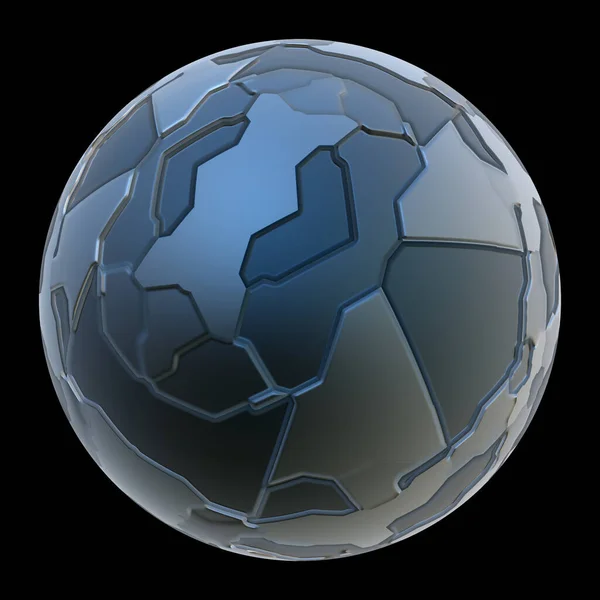 Esfera Futurista Bola — Fotografia de Stock