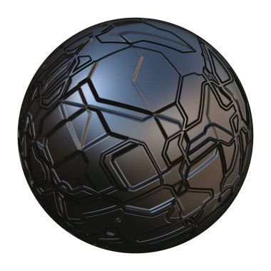3D fütüristik küresel top