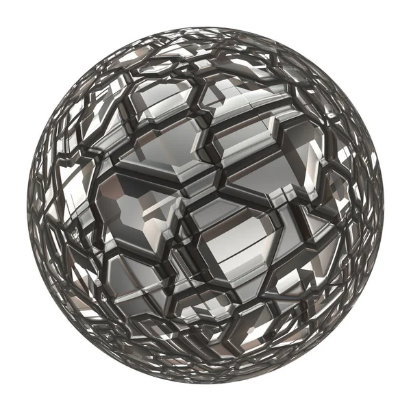 Futuristic Sphere Ball — Stock Photo, Image