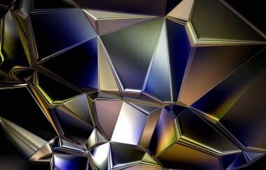 Metal kristal cam parçaları