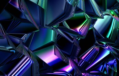 Metal kristal cam parçaları