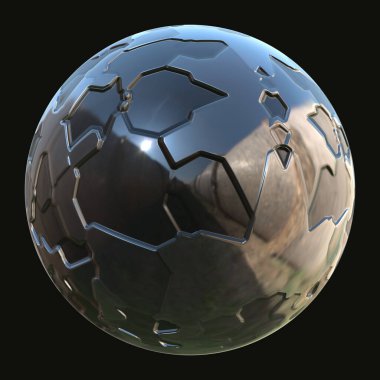 Geleceksel yapılandırılmış 3d Küre