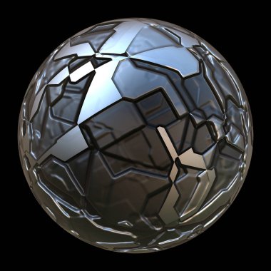 Fütürist modern 3D küre