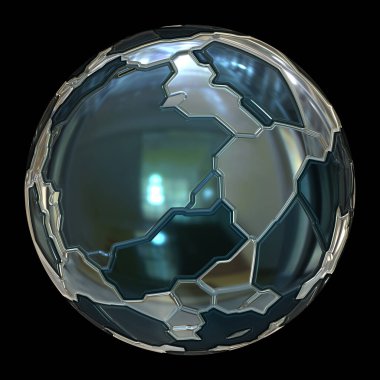 Fütürist modern 3D küre