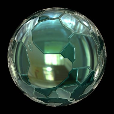 Fütürist modern 3D küre