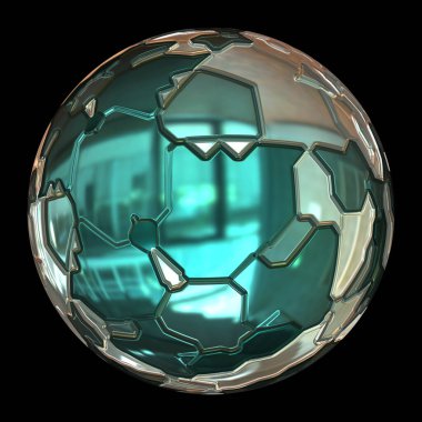 Fütürist modern 3D küre