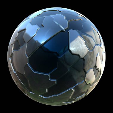 Fütürist modern 3D küre
