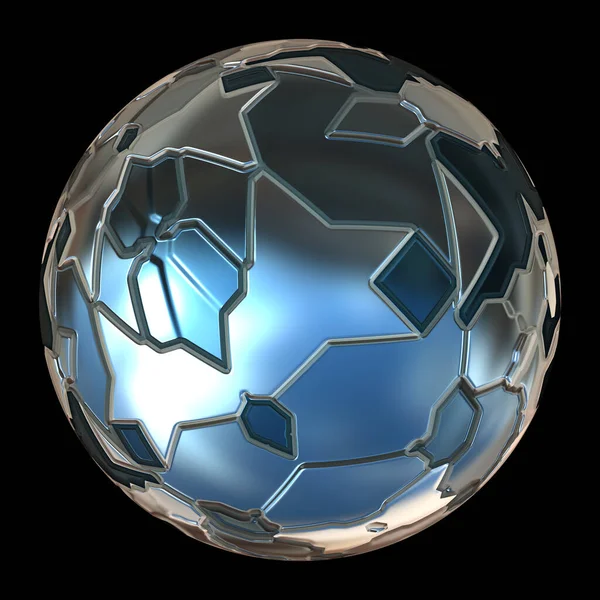 Sphère Futuriste Globe — Photo