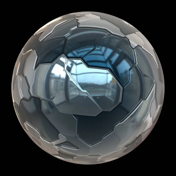 Futuristic Globe Sphere — Stock Photo, Image