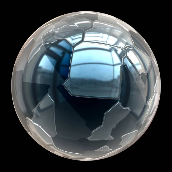 Futurystyczna Kula Globu — Zdjęcie stockowe