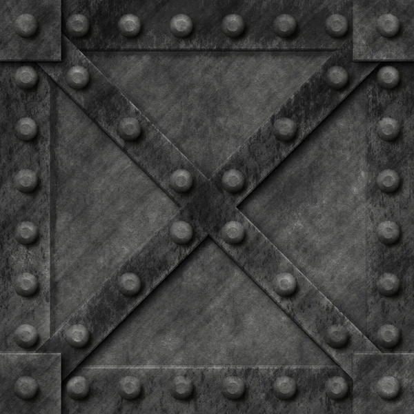 Perçinli metal ızgara paneli