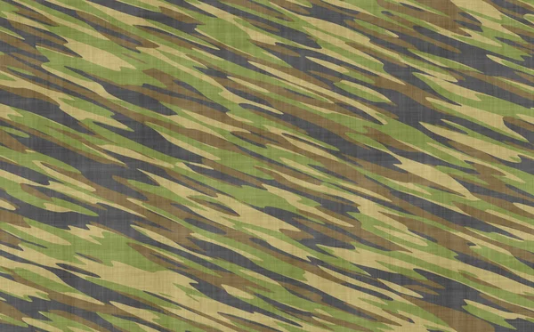 Camuffamento Militare Cotone Tessile — Foto Stock