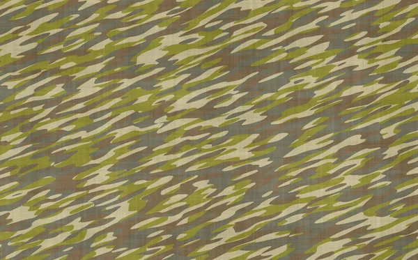 Camuffamento Militare Cotone Tessile — Foto Stock