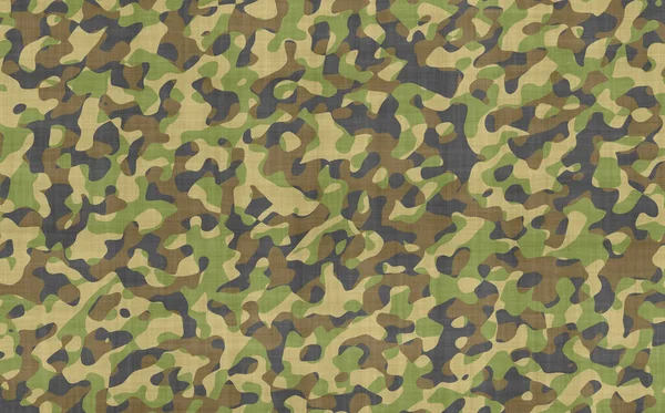 Camuffamento Militare Cotone Tessile — Foto Stock