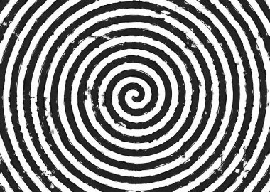 siyah beyaz grunge girdap spirali