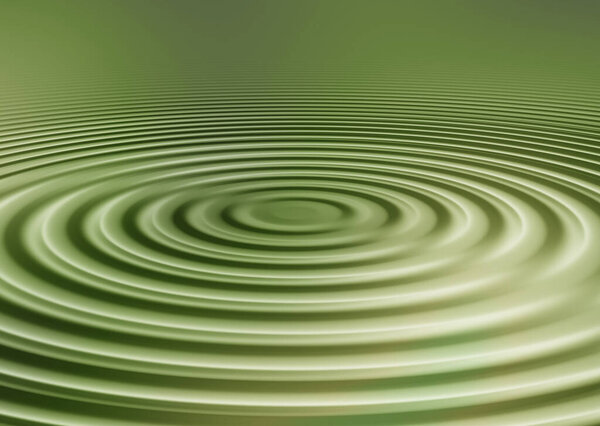 green liquid water ripples