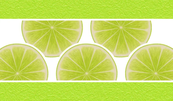 Limão Fruta Fatia Pele Decoração Modelo — Fotografia de Stock