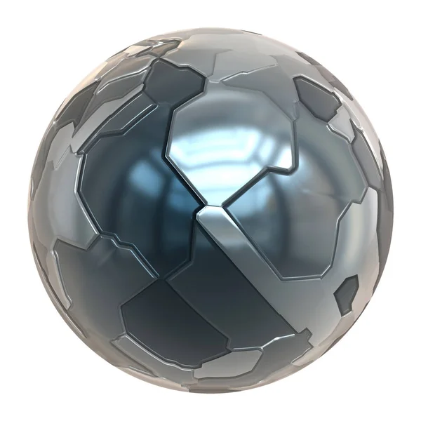 Futuristic Globe Sphere Ball Isolated — Stock Photo, Image