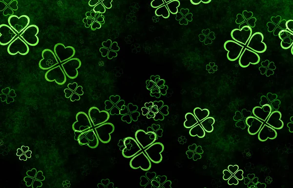 Lucky Shamrocks Clover Leaves — Stock Photo, Image