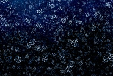 Şanslı yonca yaprakları.