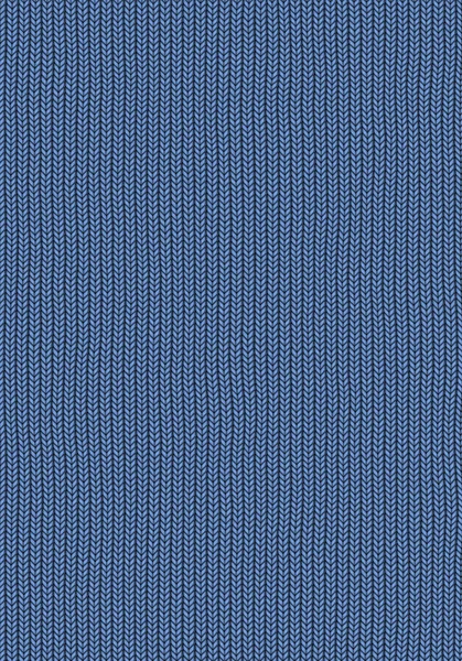 Azul Tecido Malha Textura — Fotografia de Stock