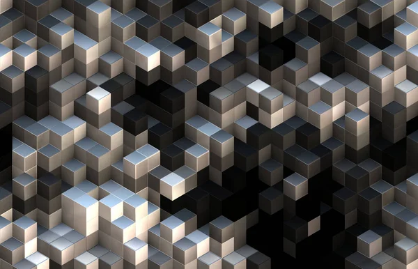 Сложены Современные Кубики — стоковое фото