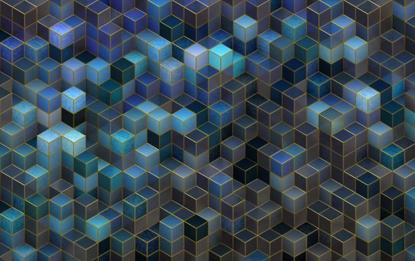 Cubes Blocks Squares Graphic — Stock Photo, Image