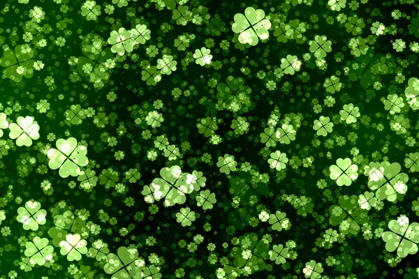 Lucky Decorative Shamrocks Clovers — Stock Photo, Image