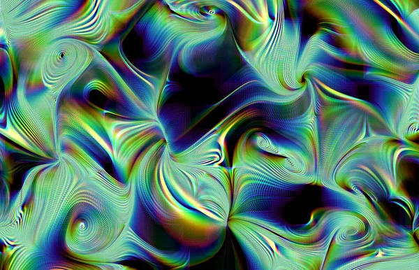 Psychedelic Colored Trippy Grazy Fluid — Stock Photo, Image