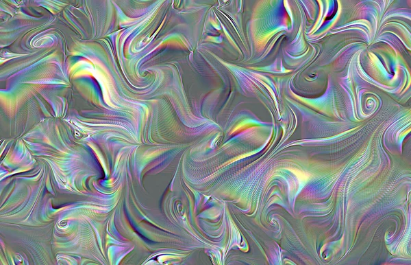 Psychedelic Colored Trippy Grazy Fluid — Stock Photo, Image