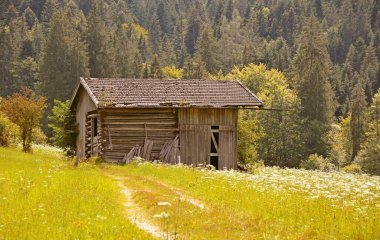 Güzel kırsal manzaralı ev