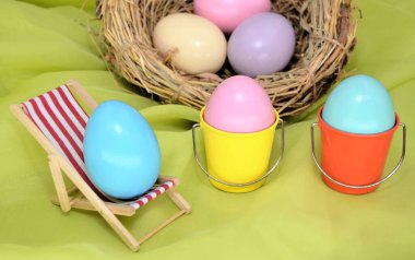 Kovalar içinde paskalya yumurtası