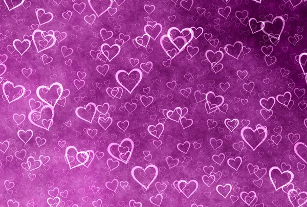 Dekorativa Valentine Kärlek Hjärtan — Stockfoto