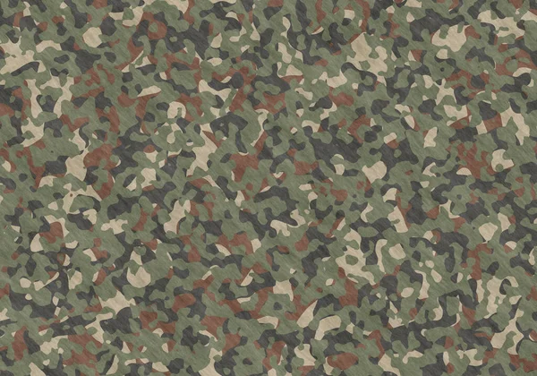 Tessuto Cotone Militare Camuffamento — Foto Stock