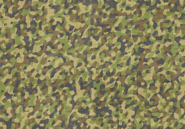 Camouflage Texture Textile Militaire — Photo