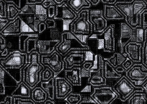 Scifi Tron Chip Computer — стоковое фото