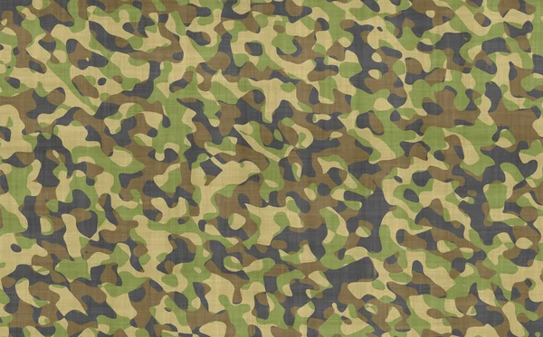 Camouflage Militaire Textiel Textuur — Stockfoto