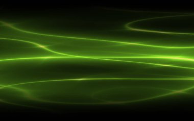 yeşil elektrik parıltısı