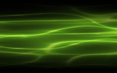 yeşil elektrik parıltısı